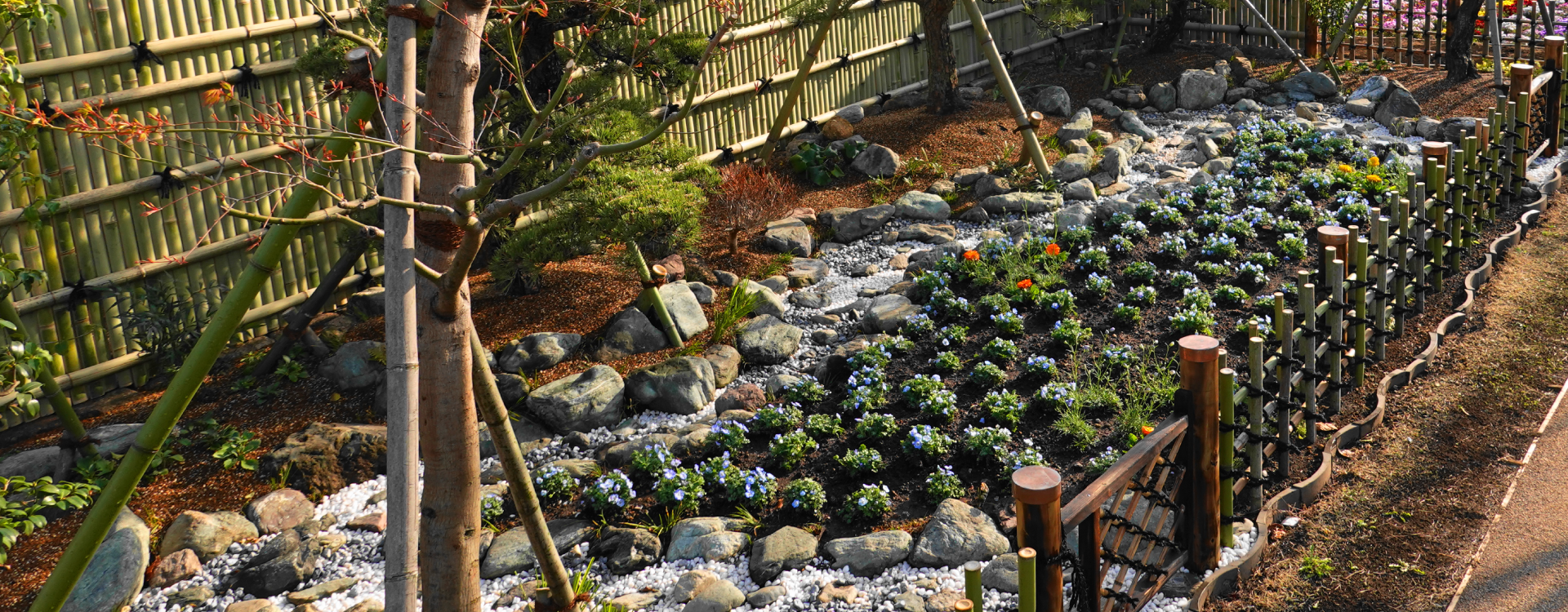 和洋庭園の設計・施工、公共緑化